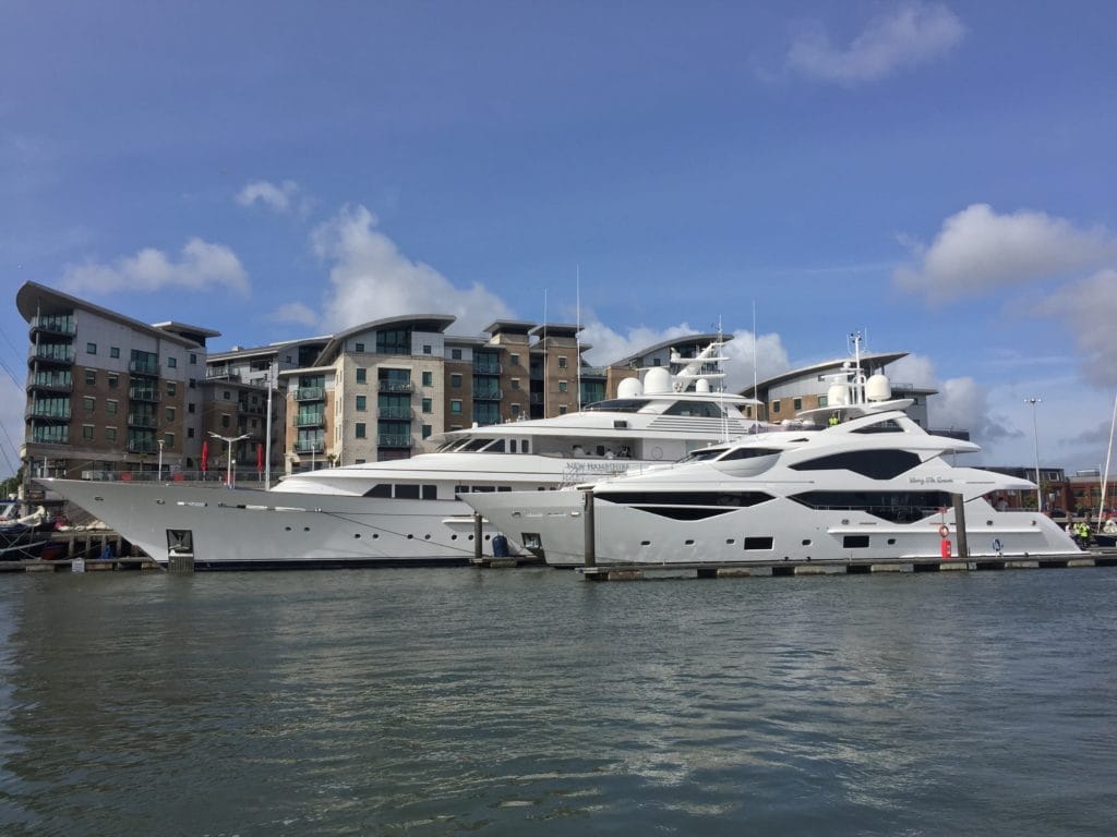 super yacht poole harbour