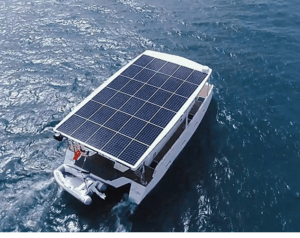 azura solar powered yacht