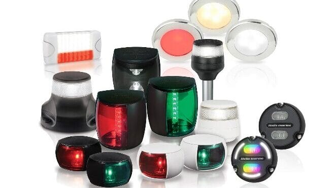 a selection of lights from Hella Marine