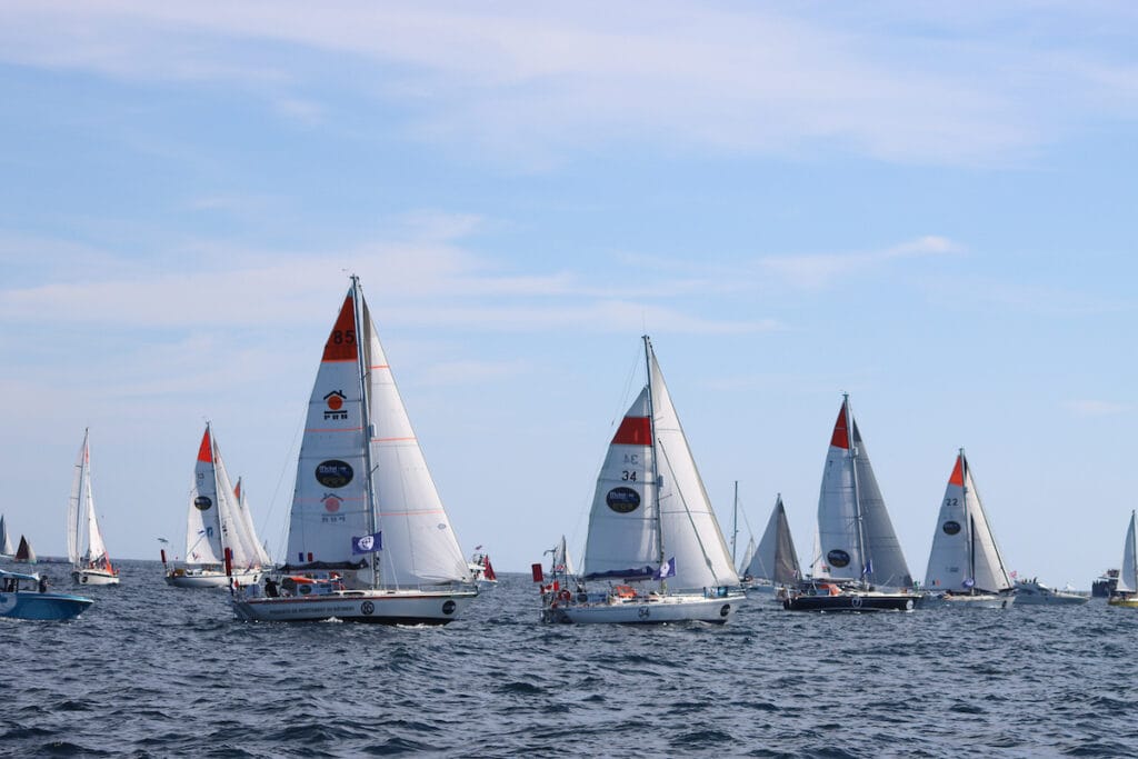 GGR2022 fleet at the startline