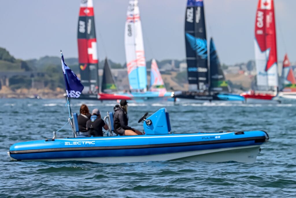 RS electric RIB supports SailGP events