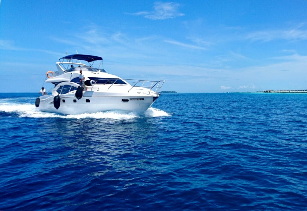 boat on open ocean