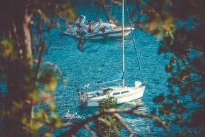 Boats on water