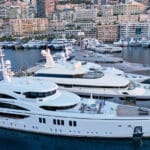 Monaco Yacht Show from above