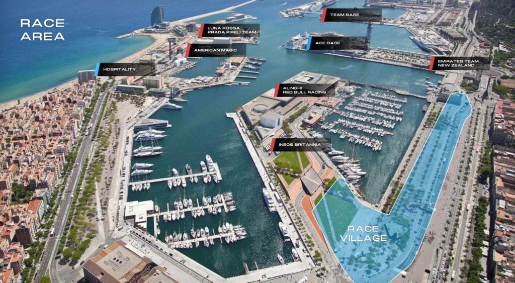 Americas Cup 2024 race area