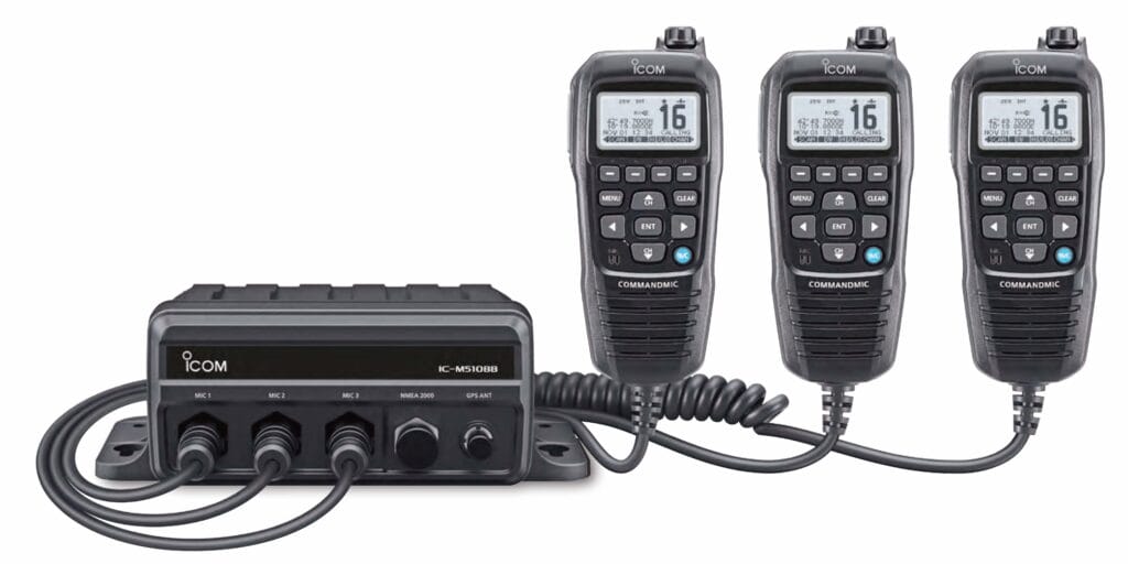 Icom radio set