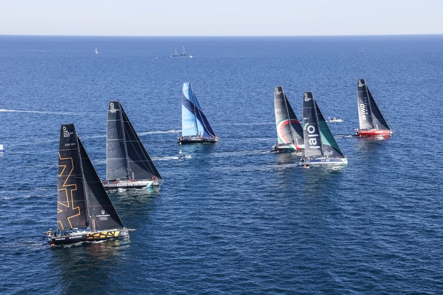 VO65 fleet Leg 1 Start