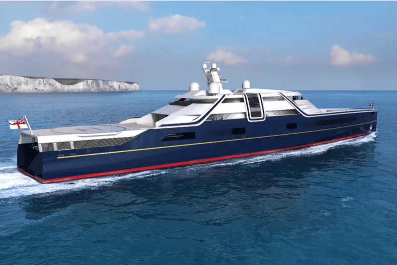 Vitrivius Yachts national flagship rendering