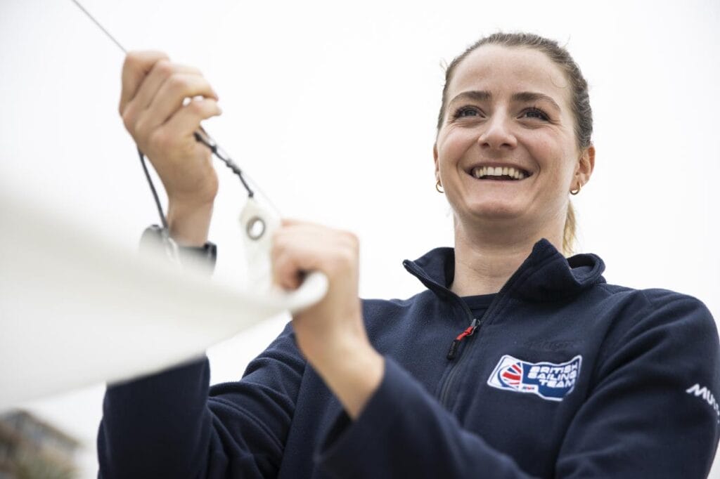 Eilidh McIntyre in blue jacket retires