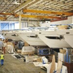 Princess Yachts' Newport Street factory in Plymouth.