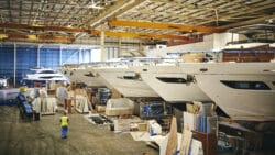 Princess Yachts' Newport Street factory in Plymouth.