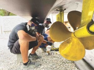 Propspeed applied to a propellor