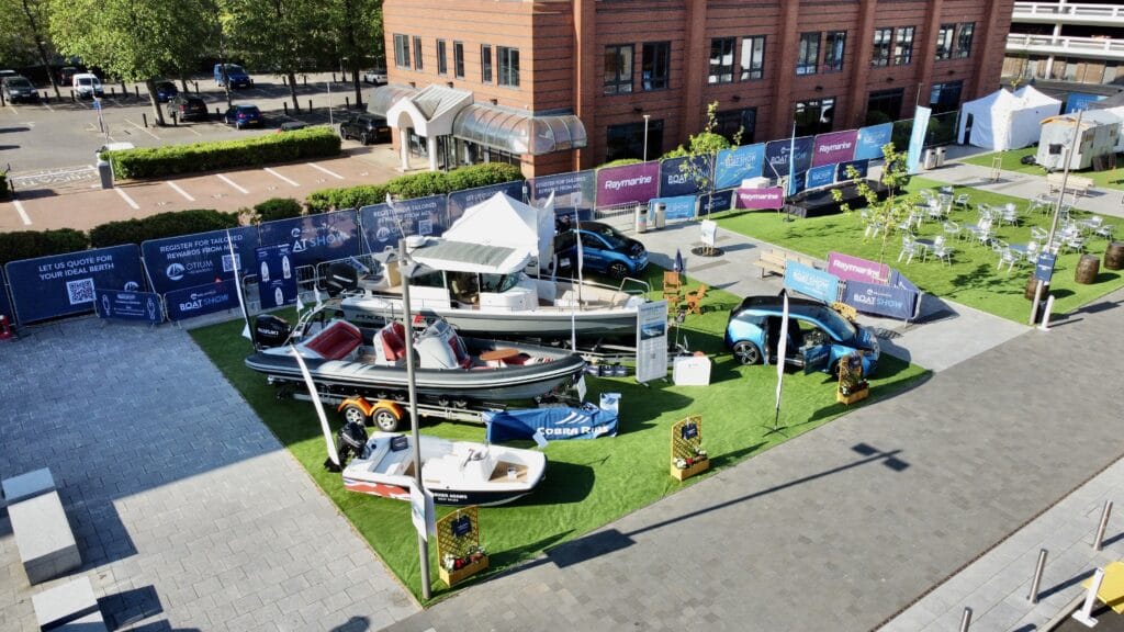 Landside at South Coast Boat Show