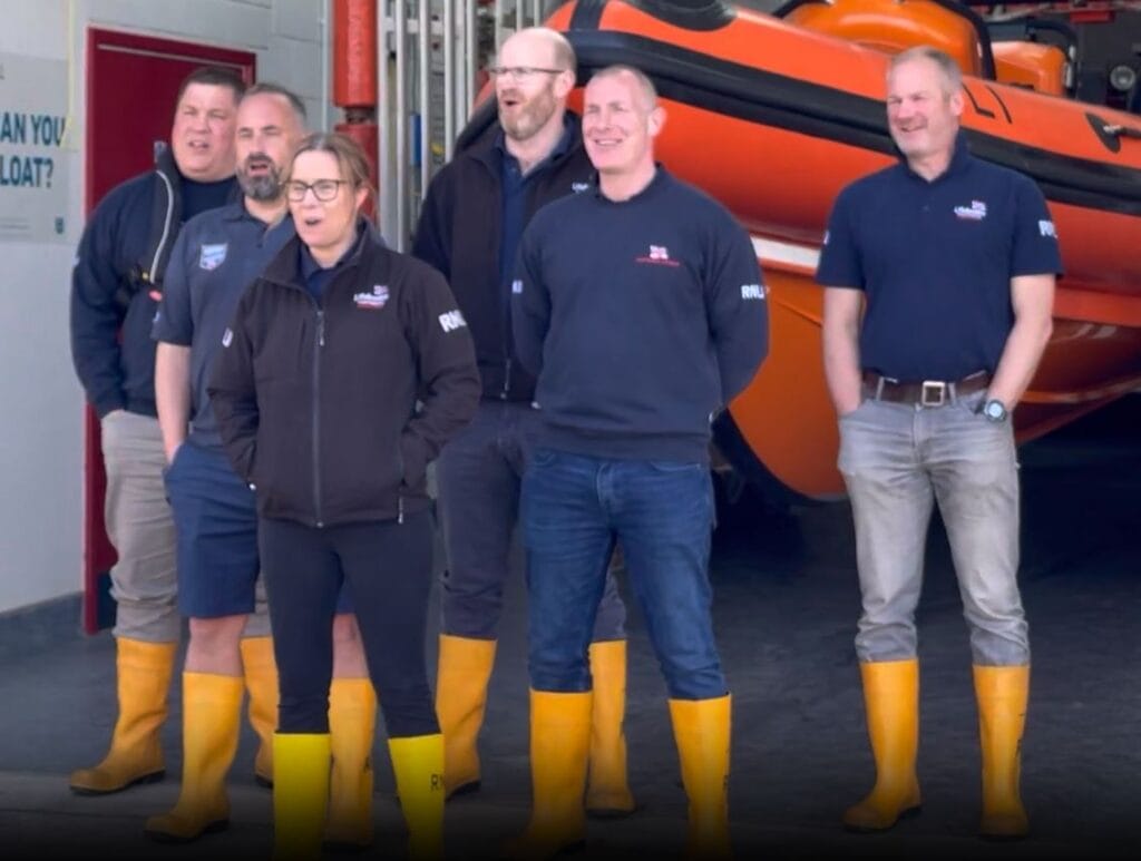 The 85ers RNLI sea shanty group