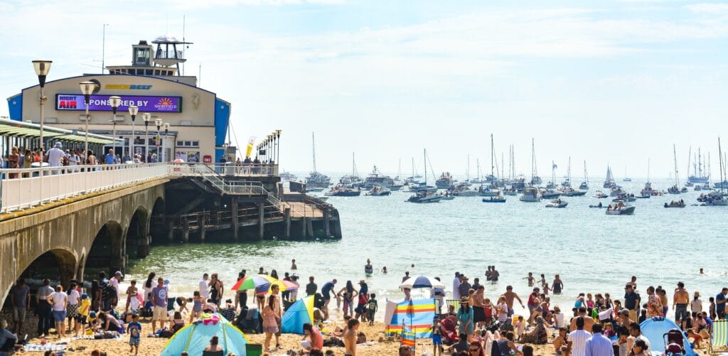 Bournemouth beach