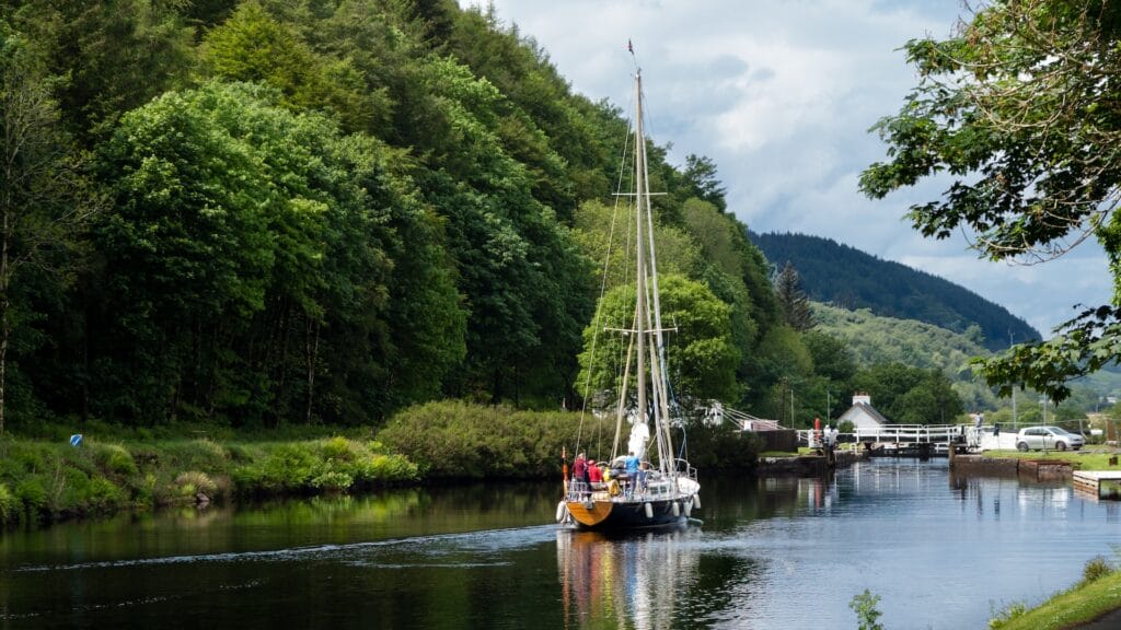 Crinan Canal, Lochgilphead, UK