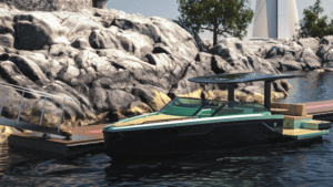 Ripple Boats 10m electric boat rendering