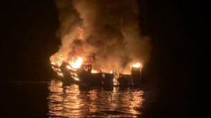 Conception boat fire