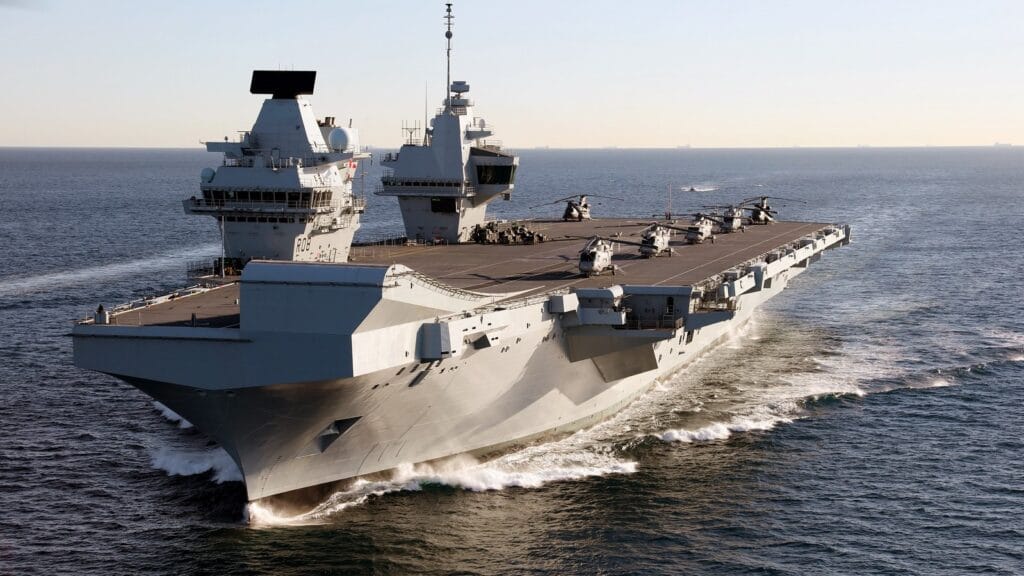 HMS QUEEN ELIZABETH ARRIVES IN GIBRALTAR FOR FIRST OVERSEAS VISIT