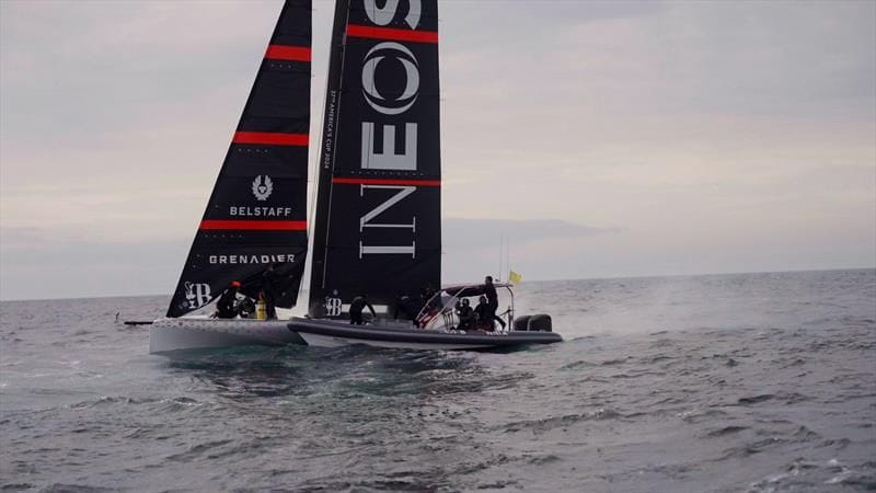 INEOS Britannia - AC40 - Day 34 - February 16, 2024 - Barcelona © Paul Todd America's Cup