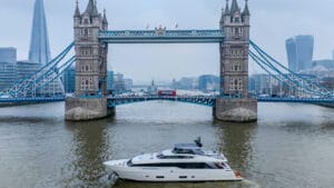 Sanlorenzo SL90A London - In Front of Tower Bridge LR