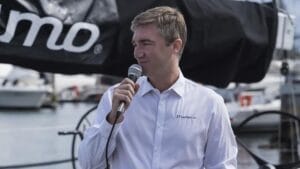 Tom Barry-Cotter at the launch of Maritimo 11 © Maritimo