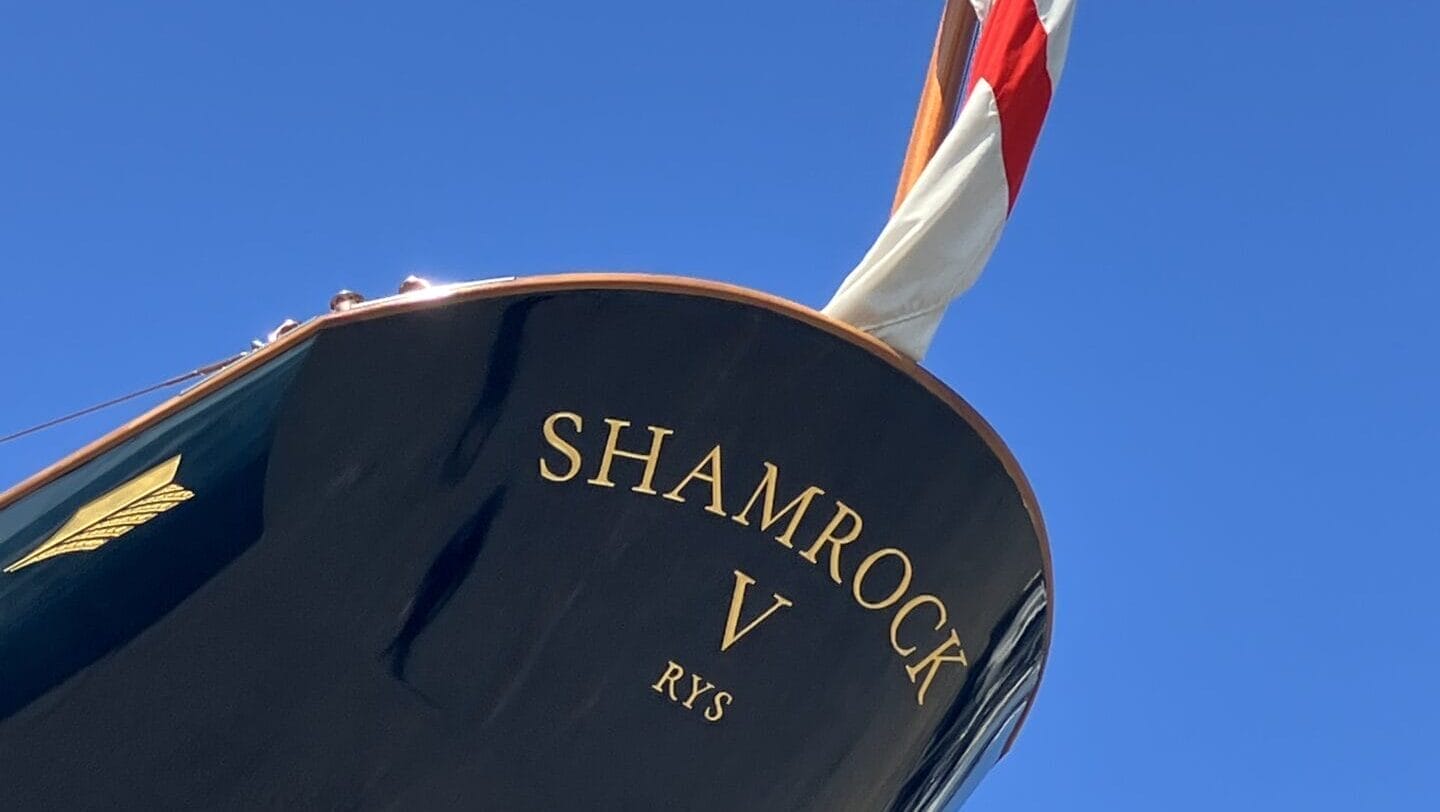 Legendary J Class Shamrock V relaunched