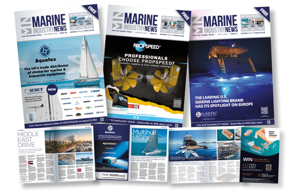 front covers of marine industry news magazine