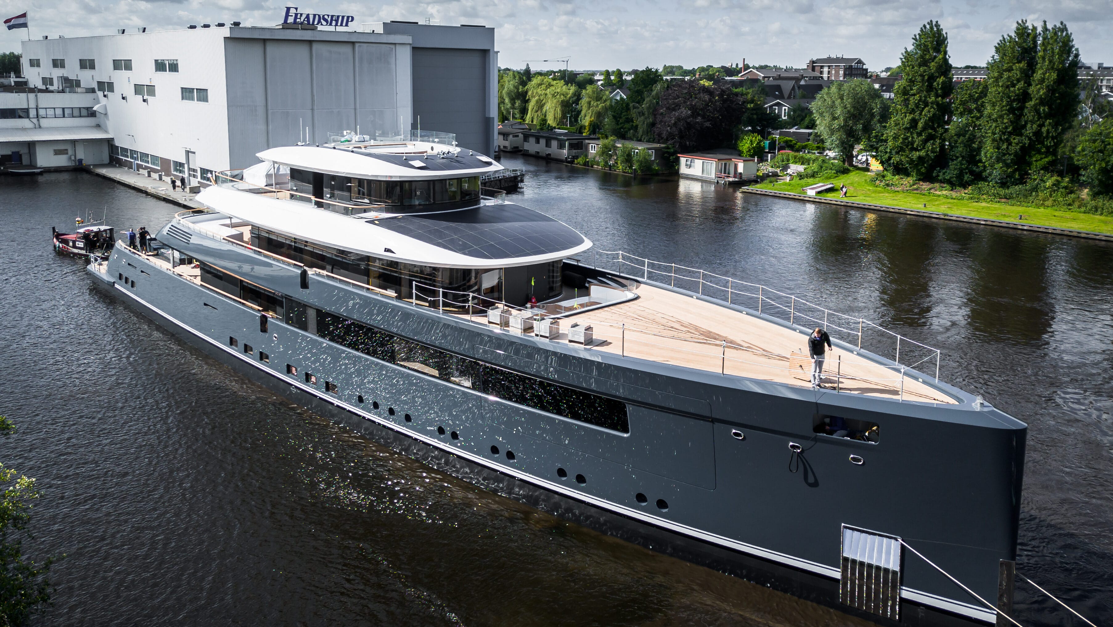 Feadship Launches 'solar-powered' Superyacht Project 713