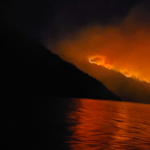 fire burns on Greek island of Hydra as superyacht captain and first officer jailed before trial accused of arson (through setting off fireworks)