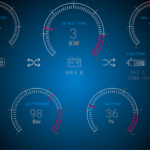 A display of dials and controls