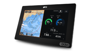 image of multifuction marine electronic navigation display