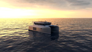 render of an explorer catamaran