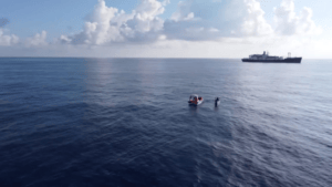 Texas A&M Maritime Academy ship rescues disabled vessel.