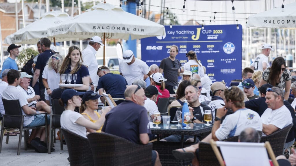 Group of people at J cup regatta