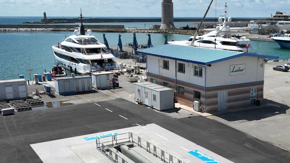 A new inspection pit for sailing yachts is now ready at the Lusben Shipyard in Livorno.