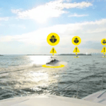 Hazards are shown in water by Lookout AI detection warning system which claims to be able to spot 'every' hazard