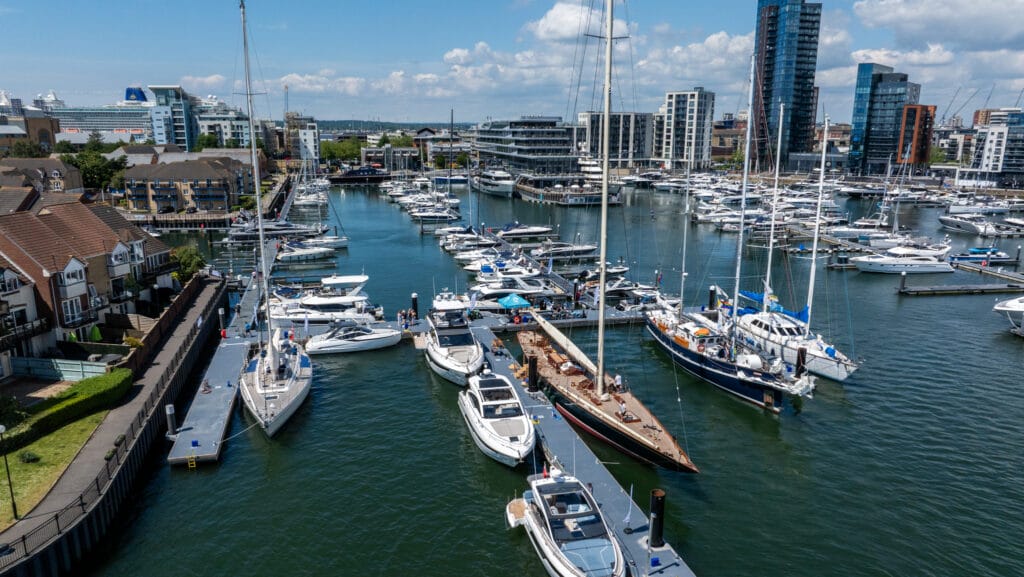 MDL Ocean Village Marina from above