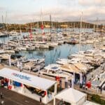 Olympic yacht show - boats in the marina