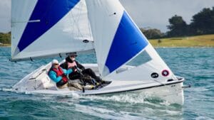 para sailors on small sail boat