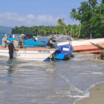 Authorities next to boat containing 14 deceased people which was found off Dominican Republic