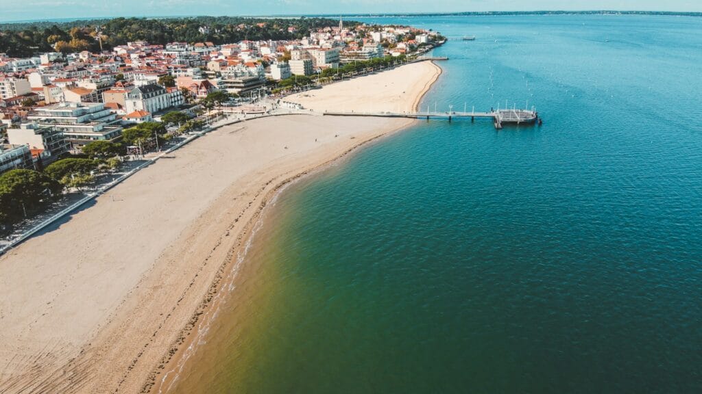 Arcachon Bay from above