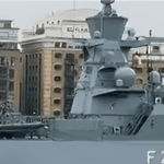 German warship blasts Darth Vader theme on Thames