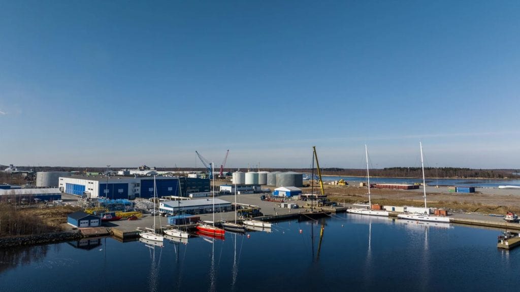 Nautor Swan Boatbuilding Technology Centre (BTC) in Pietarsaari, Finland.