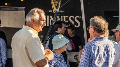 People at the Guinness Bar