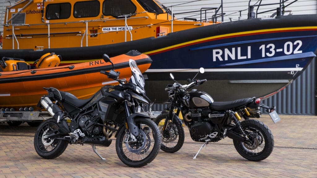 Daniel Craig Triumph bikes