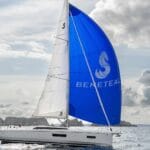 Beneteau Oceanis 37.1 37ft sailing boat with blue sail