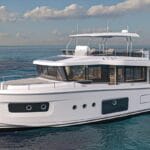 Luxury trawler style motor boat