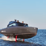 Candela Baltic Sea c-8 electric boat on foils