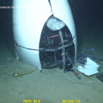 Wreck of the Titan sub on the ocean floor